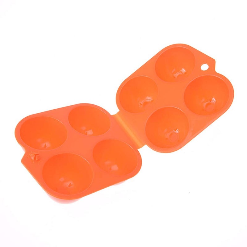 AKIRO Portable Camping Carrier For 4 Eggs Case Box Kitchen Convenient Container Egg Storage Box Container Hiking Outdoor Kitchen Tools (2 pcs) - Image 5